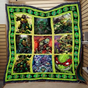 Teenage Mutant Ninja Turtles Fight Quilt V4  Quilt